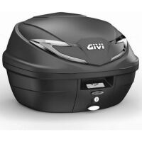 B360NT2 kufr GIVI černý (Monolock s vlastní plotnou) s čirými odrazkami, objem 39L